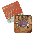80-Point. 3.5" Pulp Board Coaster - Round or Square